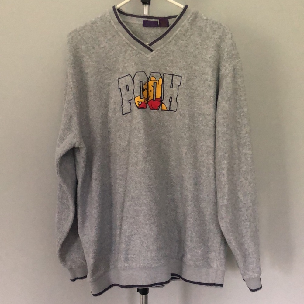Vintage Disney Pooh 100 Acre Collection Winnie the Pooh Sweatshirt Size Large